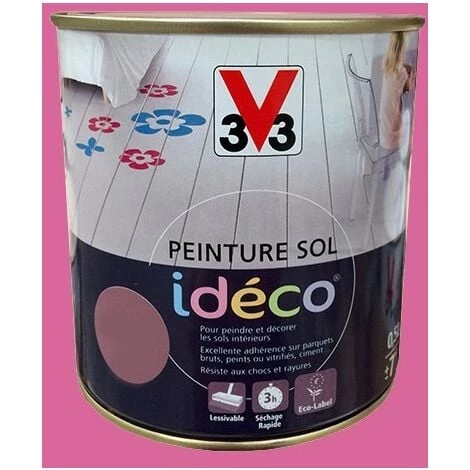 Peinture Sol V33 Idéco Lola Satin 0.5L 0,5 L - Lola