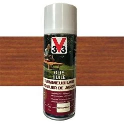 V33 Huile Mobilier De Jardin Teck 0,4 L