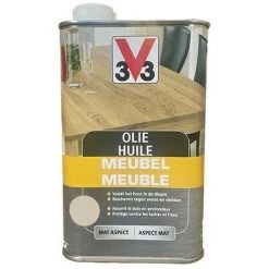 V33 Huile Meuble Blanc 0,5 L