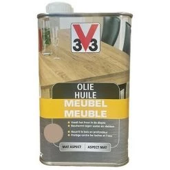 V33 Huile Meuble Déco Smoke 0,5 L