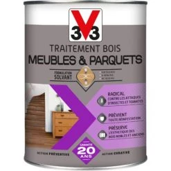 Traitements Bois Meubles Et Parquets Incolore 1L V33