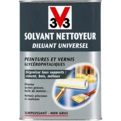 V33 Solvant Nettoyeur Diluant Universel Incolore | 0,5 L - Incolore