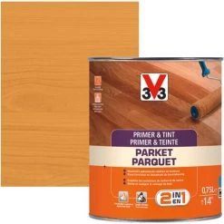 Primer Et Teinte 2 En 1 V33 Parquet Chêne Moyen 750ml - Chêne Moyen