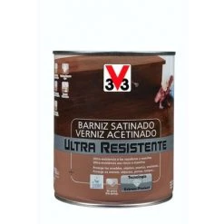V33 Vernis Intérieur Satiné Ultra-résistant - Incolore 750 Ml