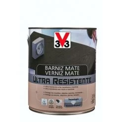 V33 Vernis Intérieur Mat Ultra-résistant 750mL Incolore 750 Ml