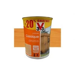 Lasure Classique Satin 5L + 20% V33 - Plusieurs Modèles Disponibles