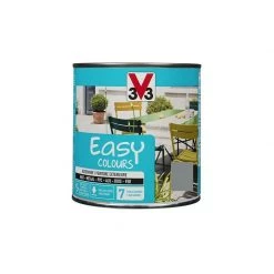 Peinture Easy Colours V33 Gris Galet Poudré 0,5 L - Gris Galet