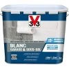 Peinture Mur V33 Garage&sous-sol Blanc Mat, 5 L