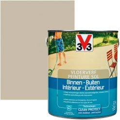 Peinture Sol V33 Intérieur/extérieur Argile Satiné 2,5L - Argile