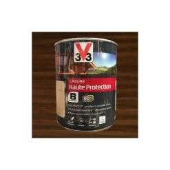 V33 Lasure Haute Protection 8ans Ecoprotect Chêne Moyen 1 L - Incolore