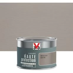 V33 Lasure V33 Hp Les Opaques 8 Ans Muscade Satiné 0.125 L