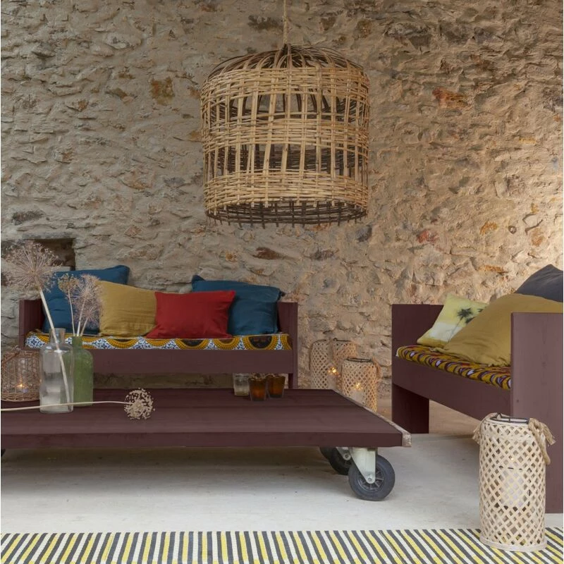 V33 Peinture Bois Extérieur Couleurs D'ici® V33, Rouge Sépia Velours 0.125 L – Image 4