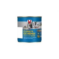 V33 Peinture Climats Extrêmes Blanc Brillant 0,5 L - Blanc