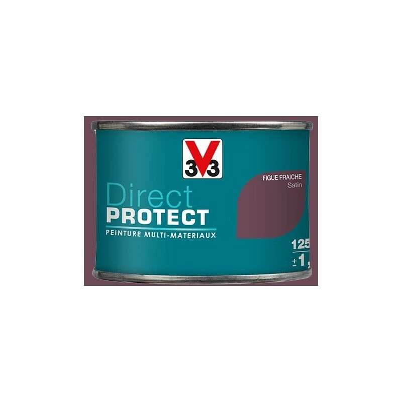 V33 Peinture Glycéro Multi-supports Direct Protect Figue Fraiche 0,125 L