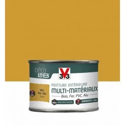 V33 Peinture Multimatériau Extérieur Décolab® V33 Miel Satiné 0.125 L