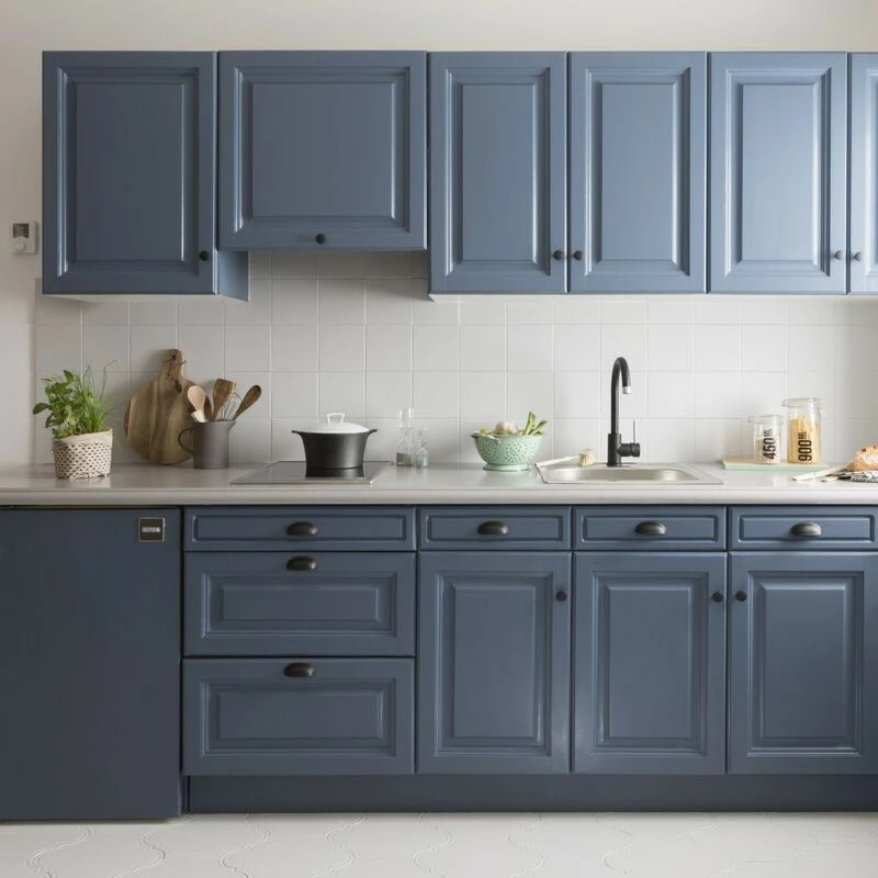 V33 Testeur Peinture Cuisine Meuble Et Crédence Décolab® V33 Bleu Carbone Mat 0.075l – Image 3