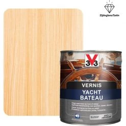 Vernis Bateau V33 Incolore Satiné 2,5L - Incolore